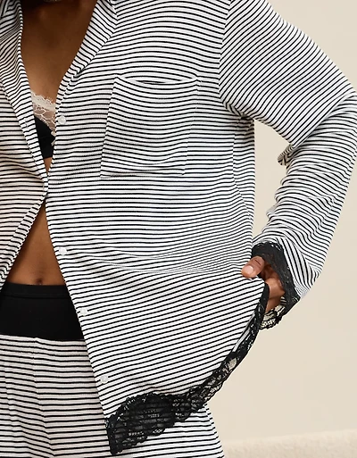 Aerie Real Soft Rib Long Sleeve T-Shirt