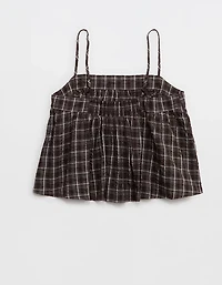 OVERSLEPT by Aerie Seersucker Cami Top