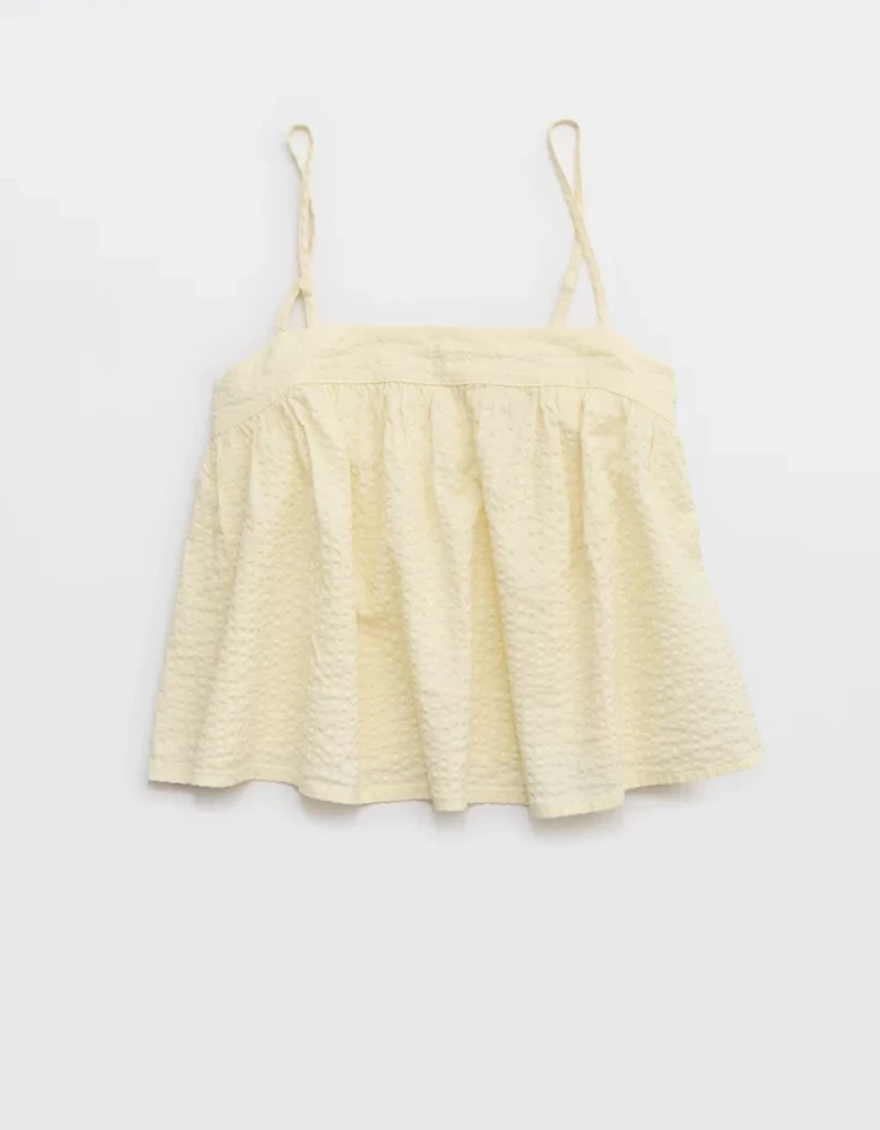 Aerie Seersucker Cami Top