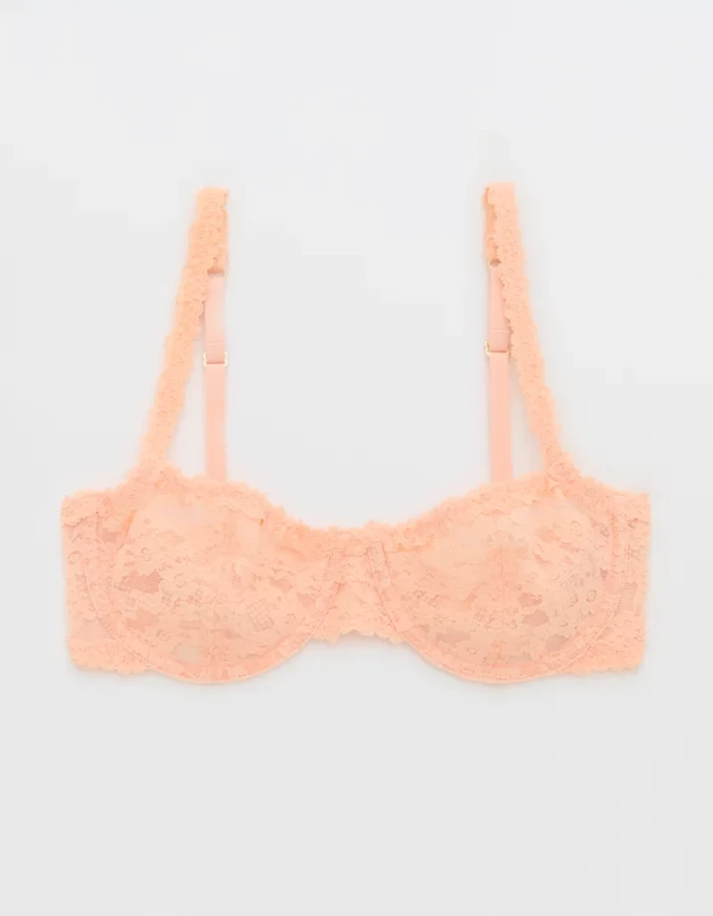 Show Off Vintage Lace Unlined Balconette Bra
