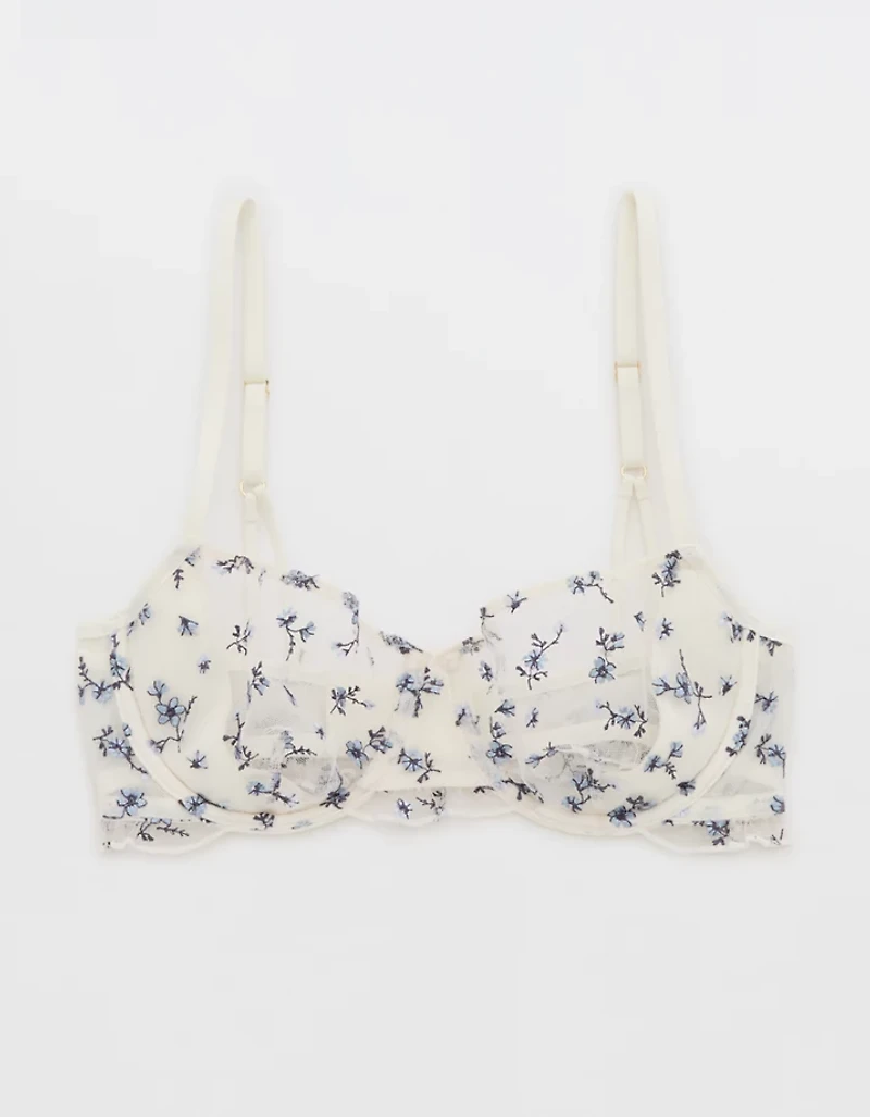 Show Off Embroidery Unlined Bra