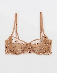 Show Off Embroidery Unlined Bra