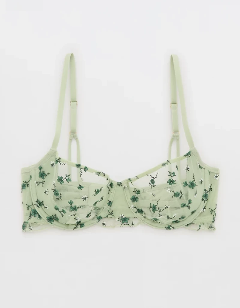 Show Off Embroidery Unlined Bra