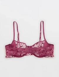 Show Off Embroidered Unlined Balconette Bra