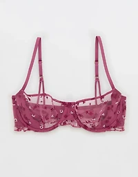Show Off Embroidered Unlined Balconette Bra