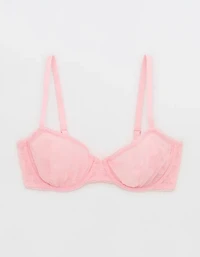 Show Off Heart Mesh Unlined Bra