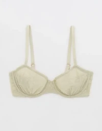 Show Off Heart Mesh Unlined Bra