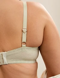 Show Off Heart Mesh Unlined Bra