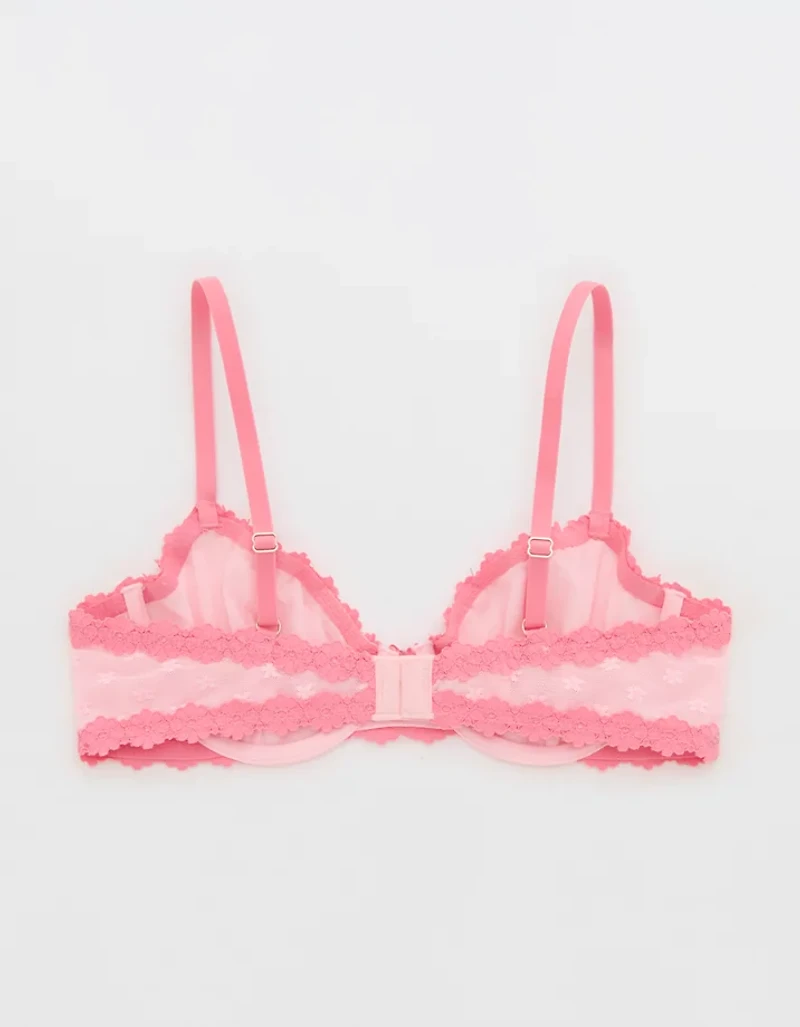 Show Off Daisy Mesh Unlined Bra