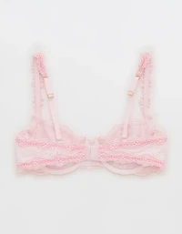Show Off Zebra Lace Unlined Balconette Bra