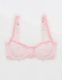 Show Off Zebra Lace Unlined Balconette Bra