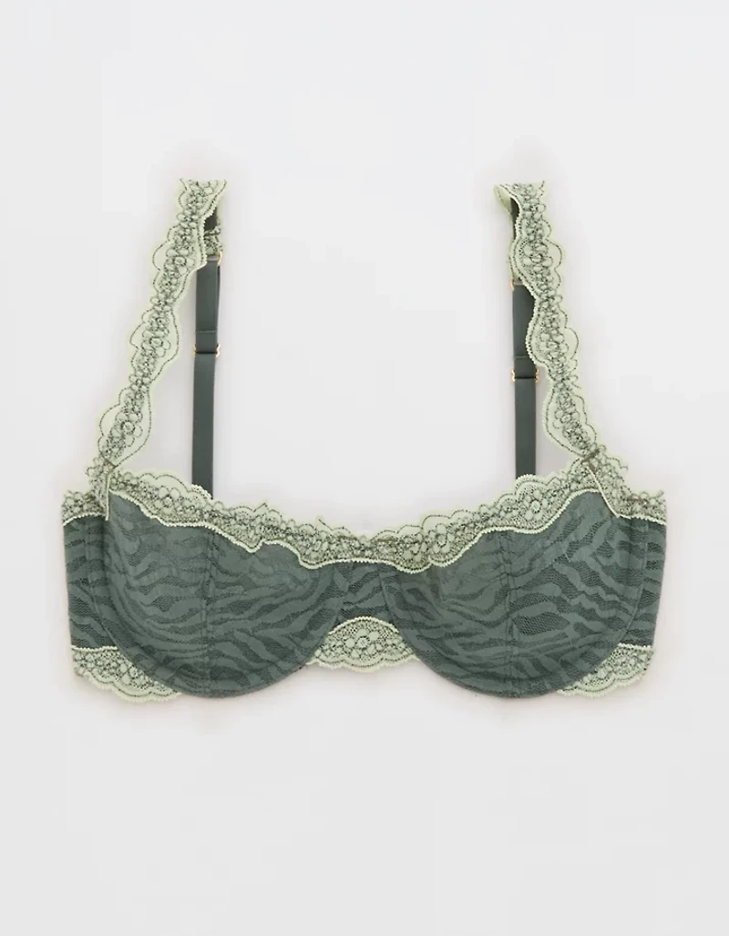 Show Off Zebra Lace Unlined Balconette Bra