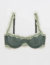 Show Off Zebra Lace Unlined Balconette Bra