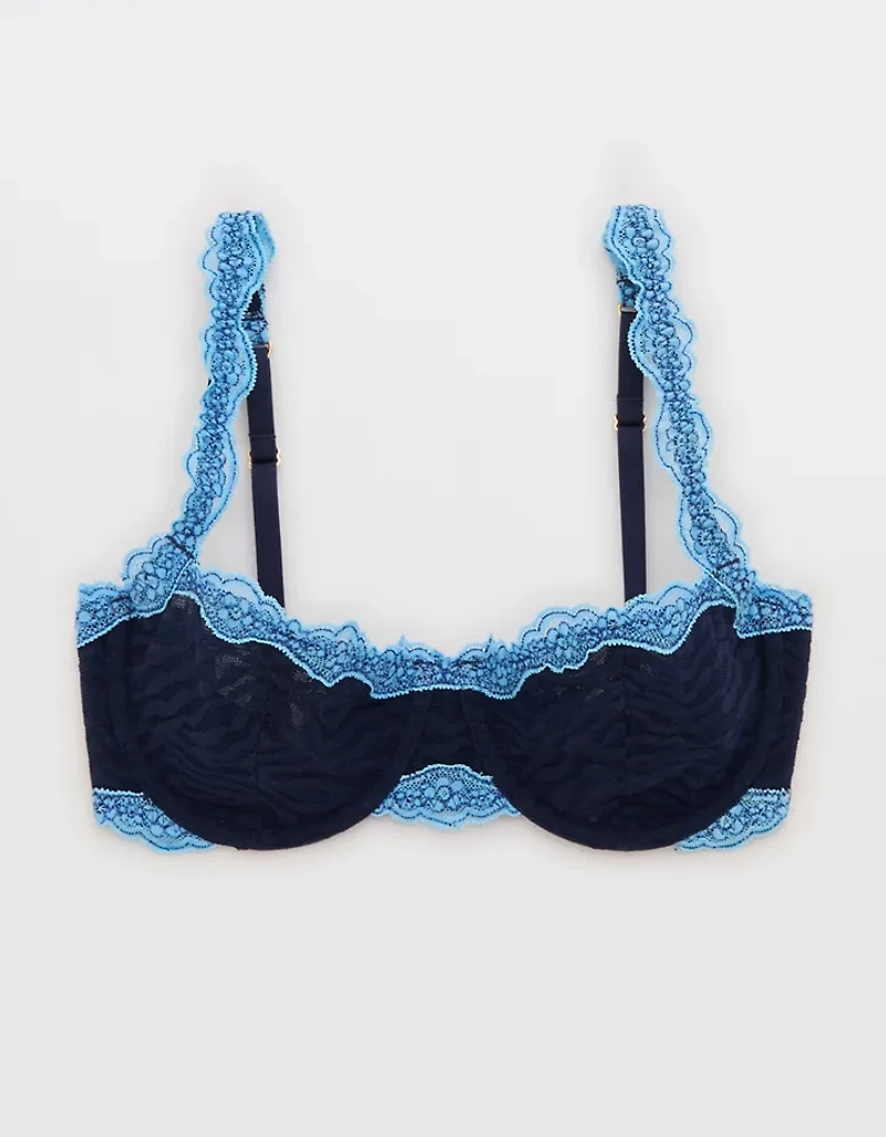 Show Off Zebra Lace Unlined Balconette Bra