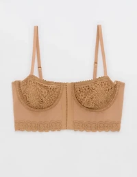 Show Off Cozy Rib Unlined Corset Bra