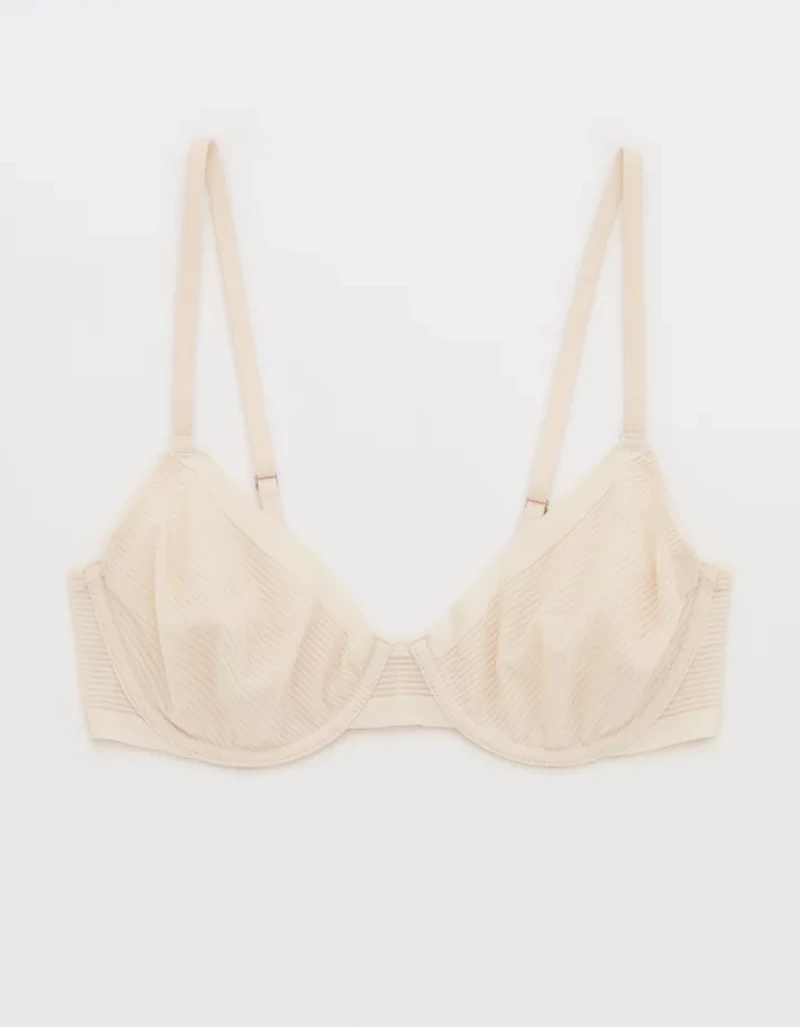 SMOOTHEZ Sheer Stripe Unlined Bra