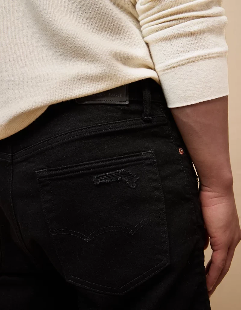 AE 9" AirFlex+ Patched Denim Short