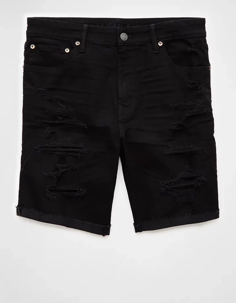 AE 9" AirFlex+ Patched Denim Short