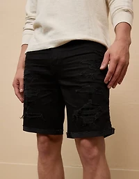 AE 9" AirFlex+ Patched Denim Short