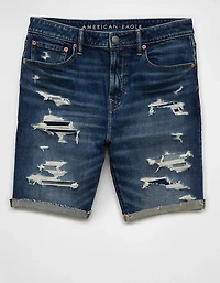 AE 9" AirFlex+ Patched Denim Short
