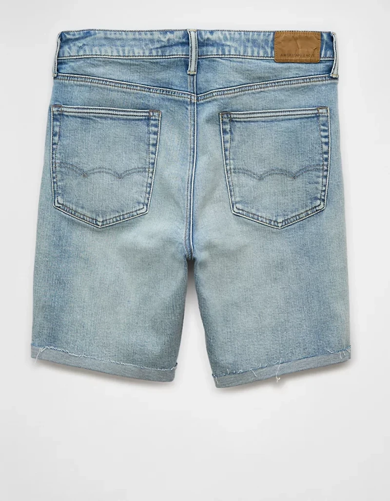 AE 9" AirFlex+ Distressed Denim Short