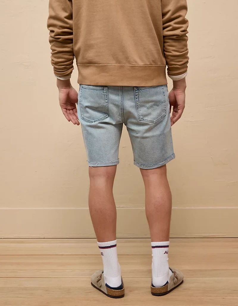 AE 9" AirFlex+ Distressed Denim Short