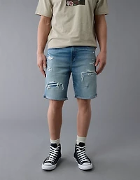 AE 9" AirFlex+ +TENCEL™ Fibers Patched Denim Short