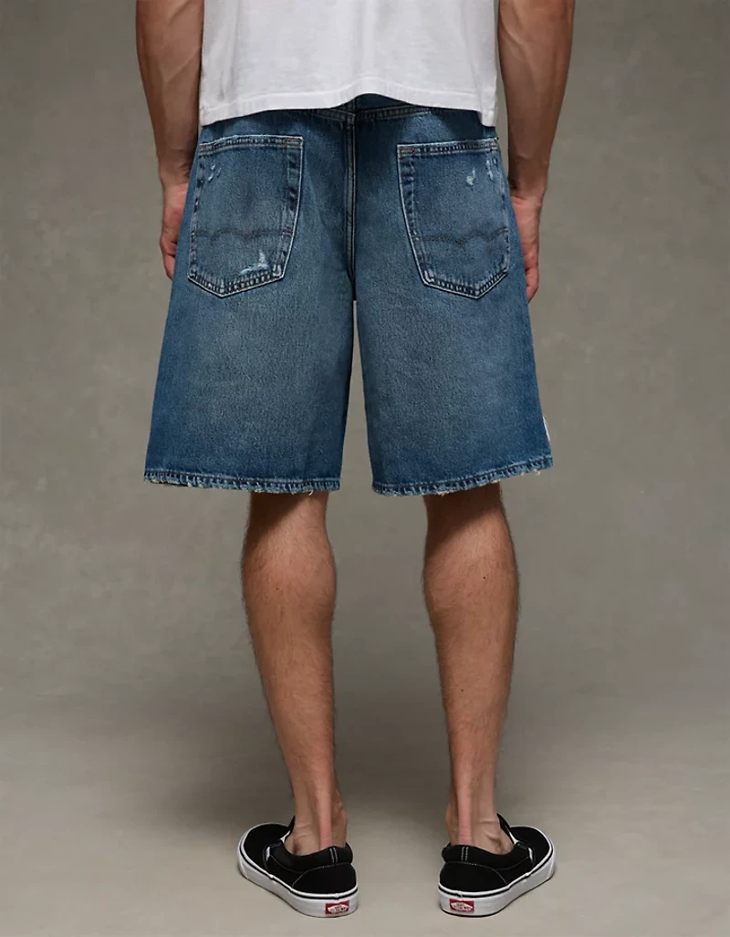 Short ample en denim AE