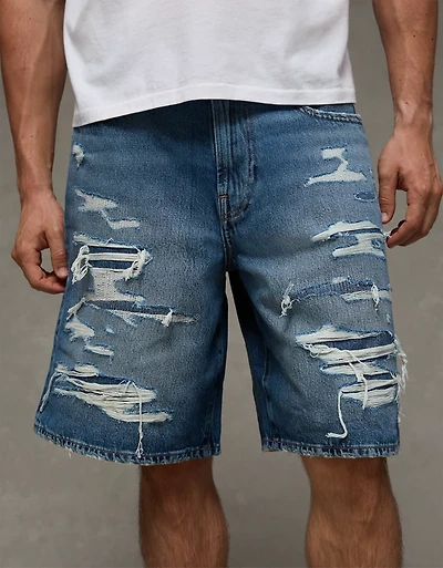 Short ample en denim AE