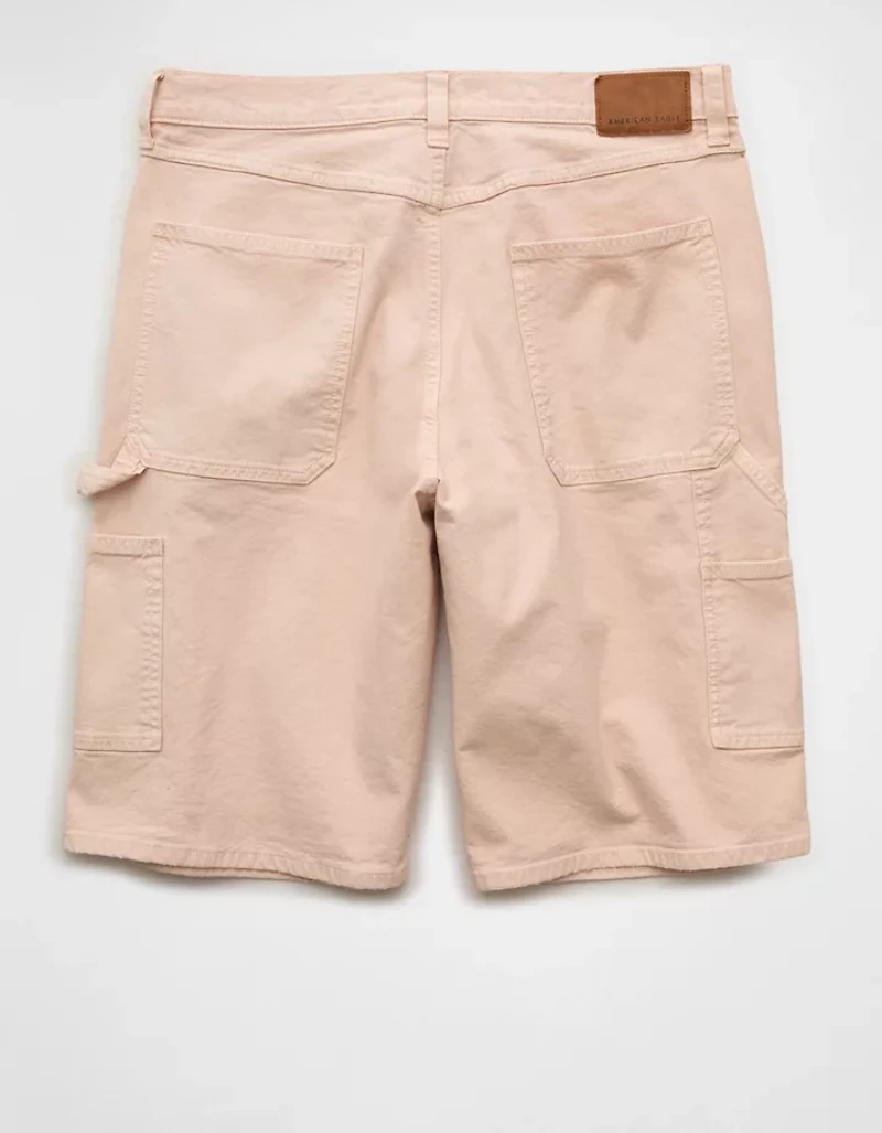 Short ample en denim de style menuisier AE