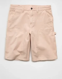 Short ample en denim de style menuisier AE