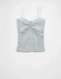 AE Cinched Lace Tank Top
