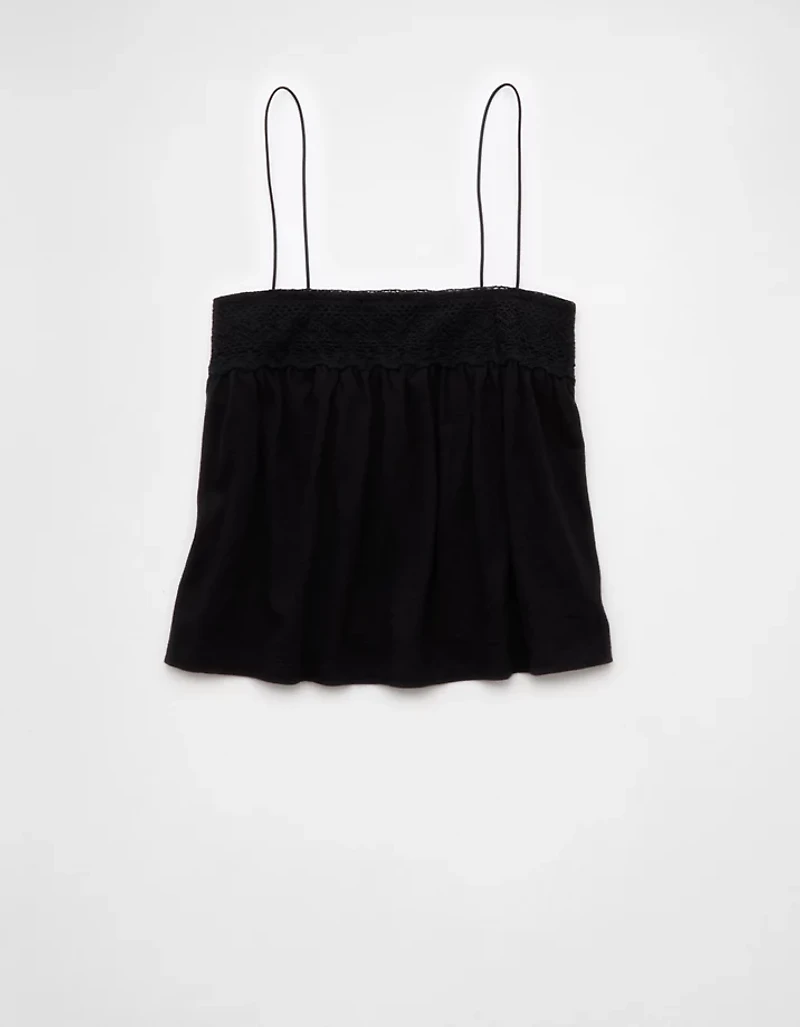 Camisole avec garniture en dentelle tricot Vive le soleil AE