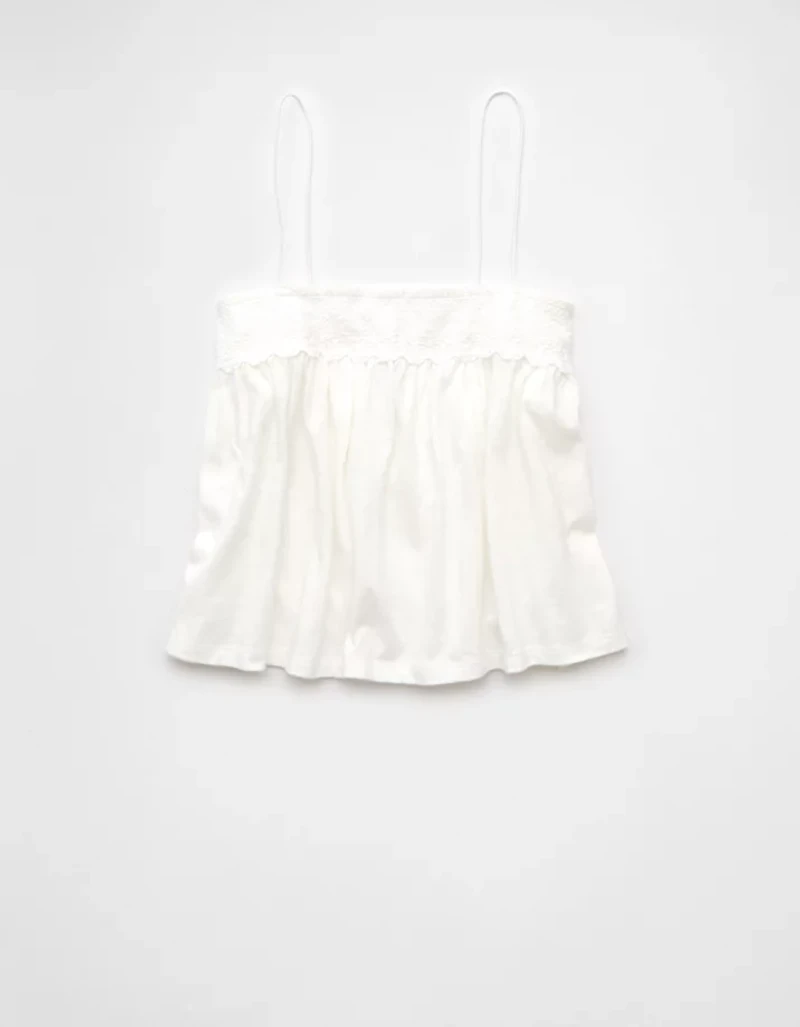 Camisole avec garniture en dentelle tricot Vive le soleil AE