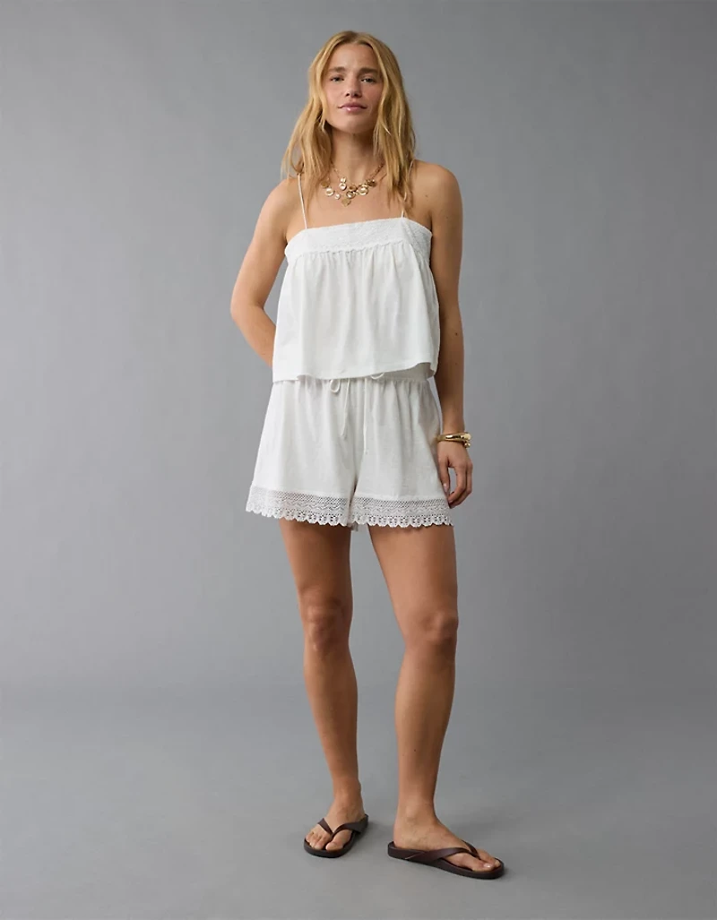Camisole avec garniture en dentelle tricot Vive le soleil AE
