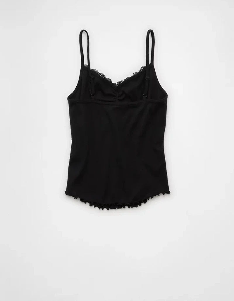 AE Cinch Front Lace Cami