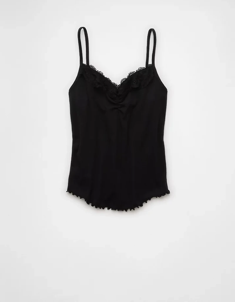 AE Cinch Front Lace Cami