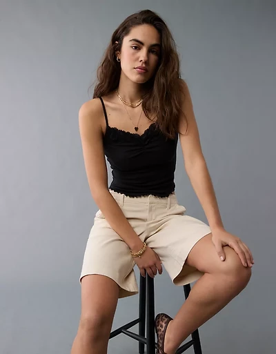 AE Cinch Front Lace Cami
