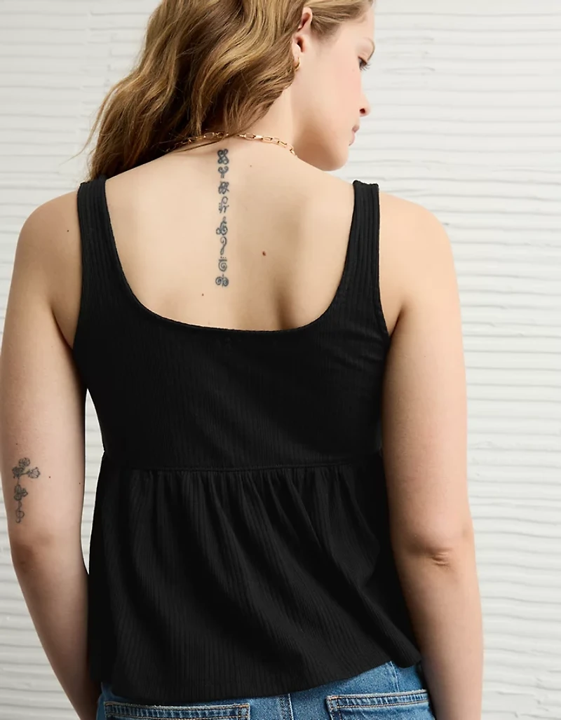 Débardeur nuisette noué à l’avant pan ouvert AE