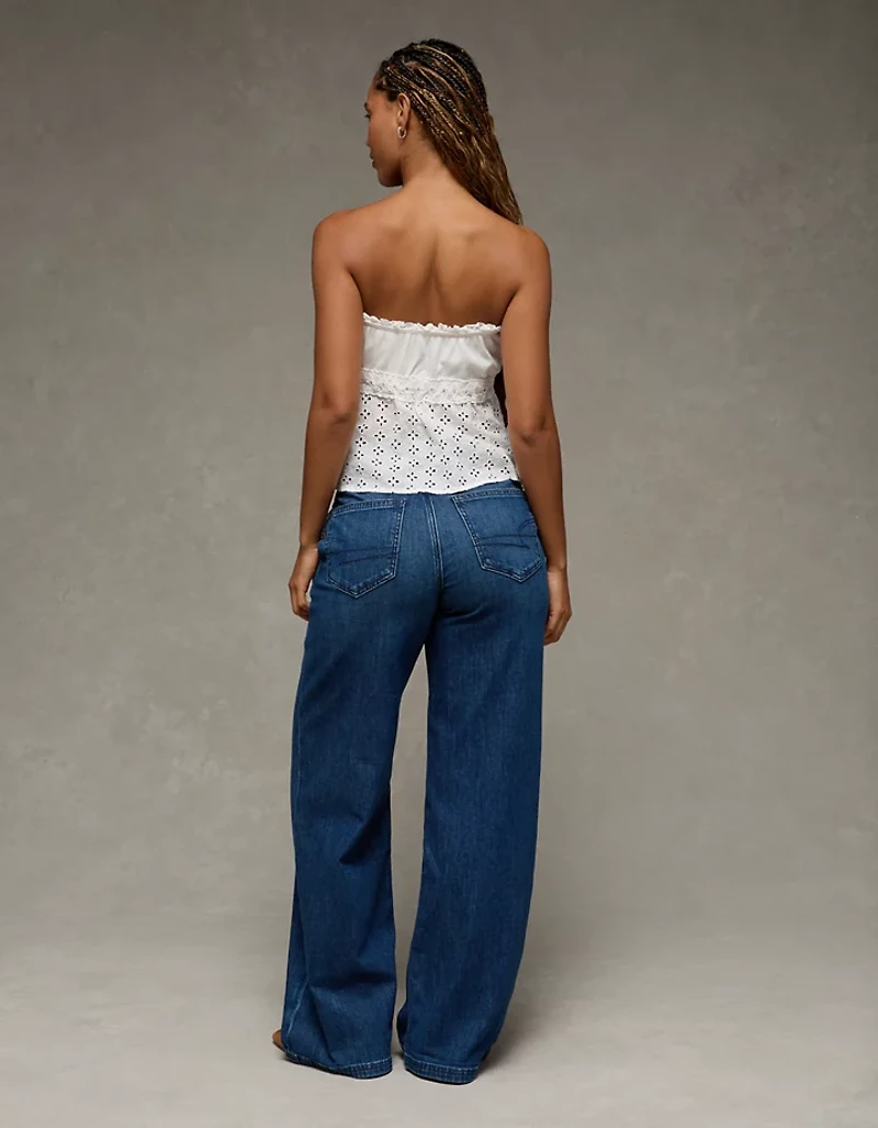 AE Eyelet Babydoll Tube Top