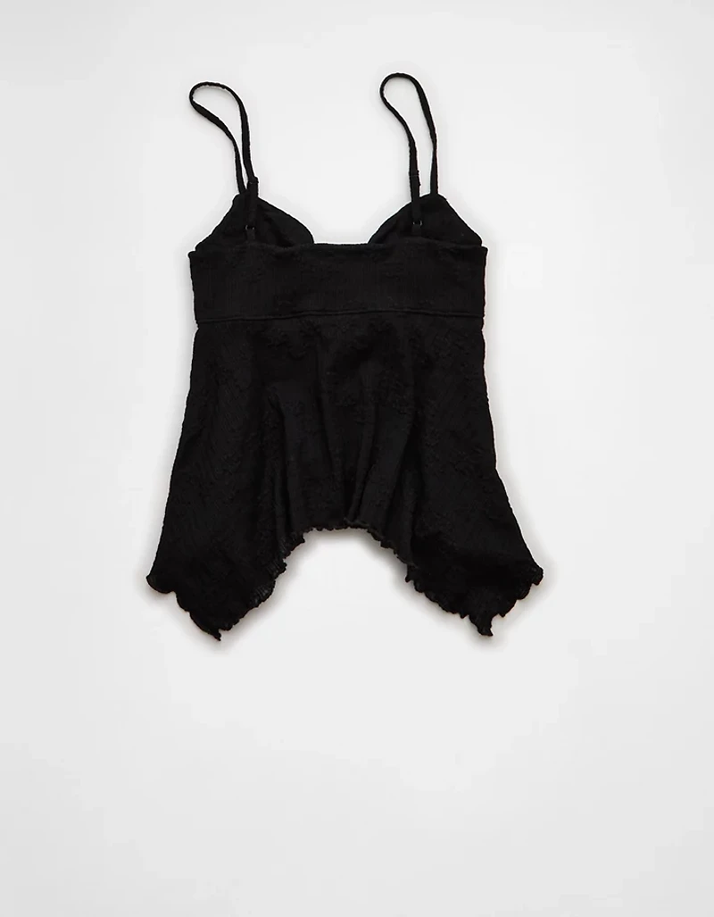 AE Lace Handkerchief Hem Tank