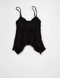 AE Lace Handkerchief Hem Tank
