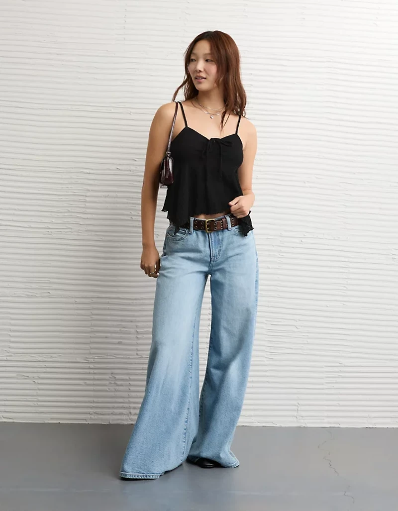 AE Lace Handkerchief Hem Tank