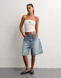 Bustier tubulaire repliable à image fierté AE