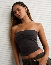 AE Pride Foldover Graphic Tube Top