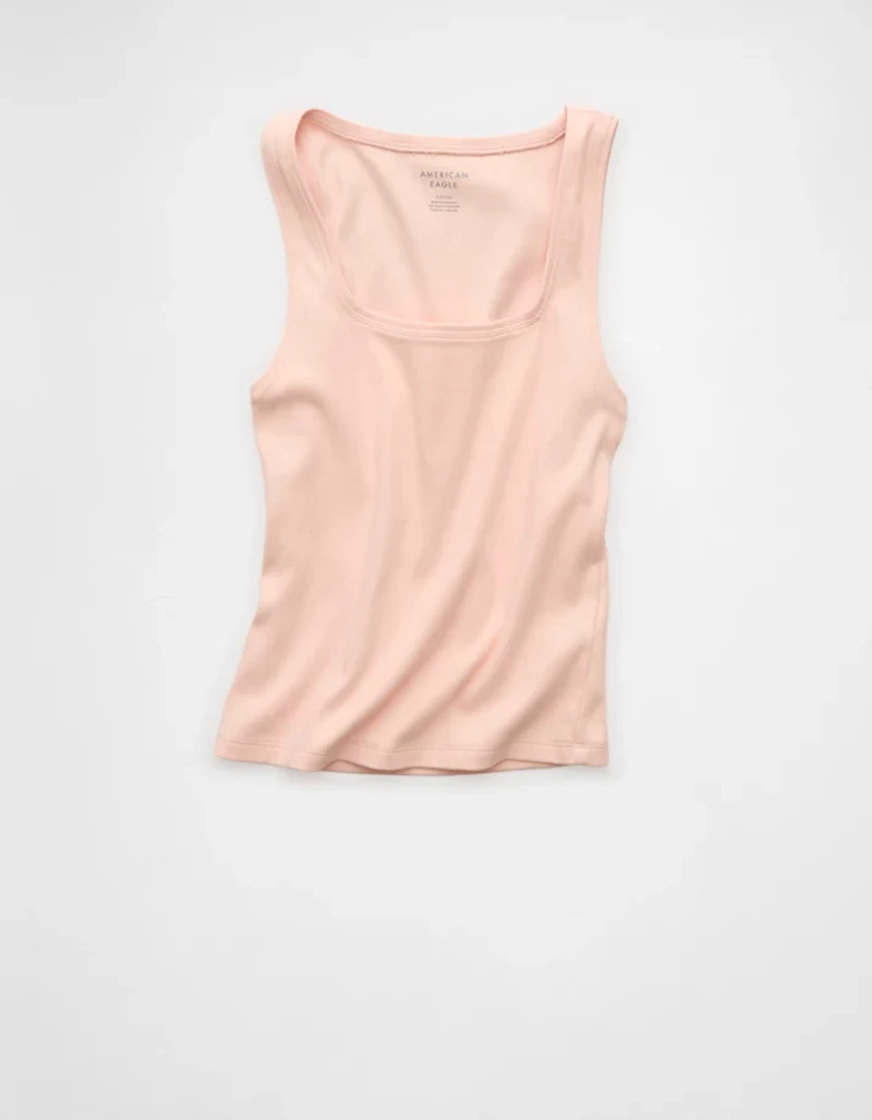AE Main Squeeze Square Neck Tank Top