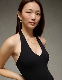 AE Halter V-Neck Bodysuit