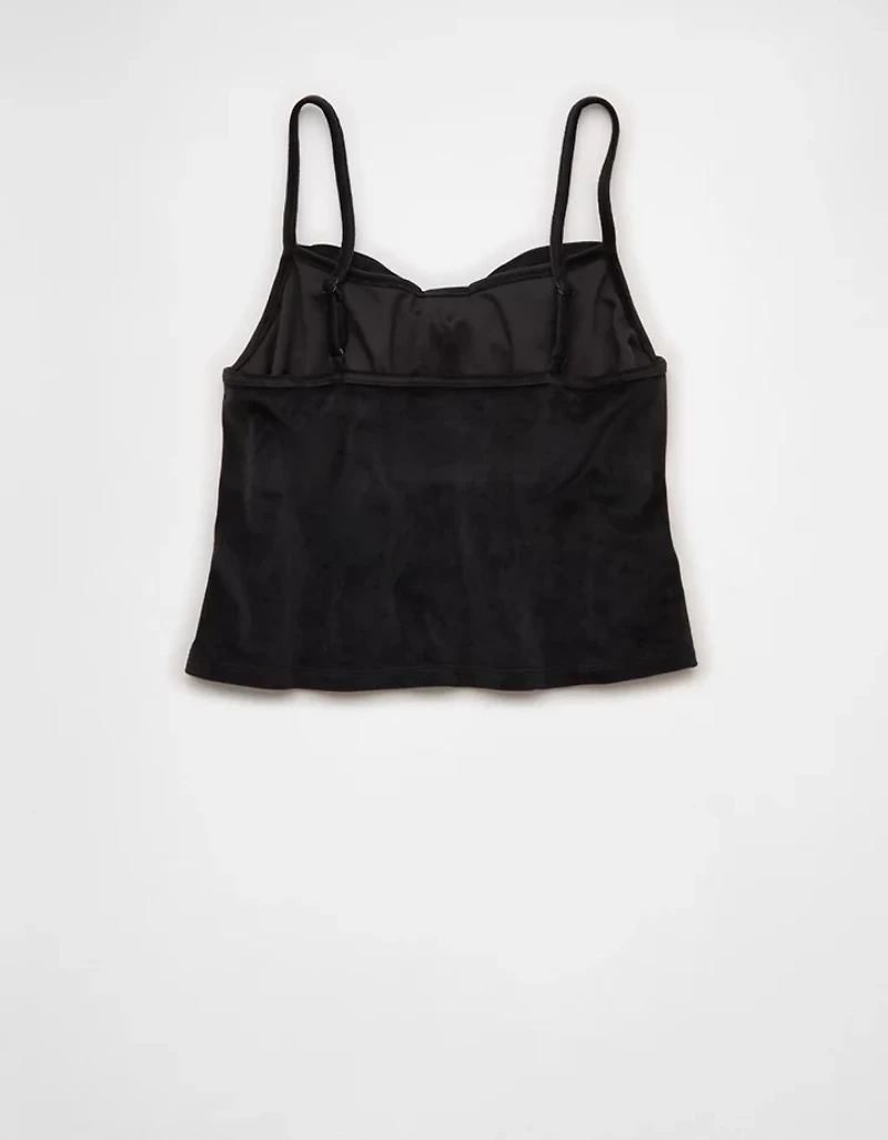 AE Velvet Bow Swing Tank Top