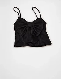 AE Velvet Bow Swing Tank Top
