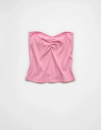 Bustier tubulaire froncé AE